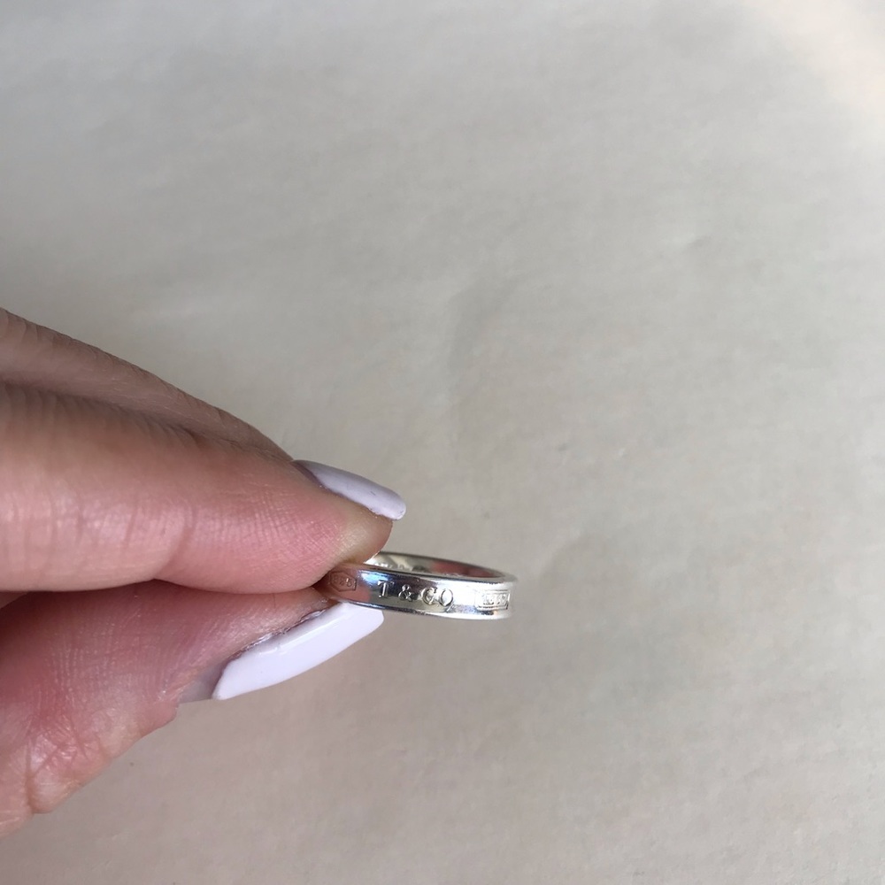 Tiffany 1837 Sterling silver ring, with box+DB